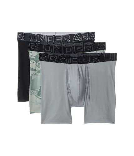 Under Armour Herren 3er-Pack Performance Tech-Camo Sub Boxershorts, 15,2 cm, Schwarz, XX-Large von Under Armour