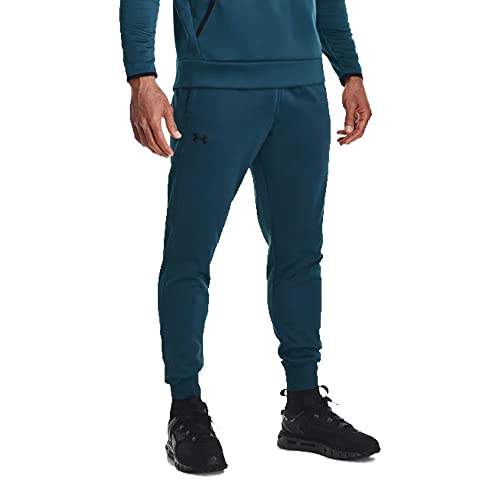 Under Armour Herren Armour Fleece Jogginghose Hose, Blue Note (413)/Schwarz, Groß von Under Armour