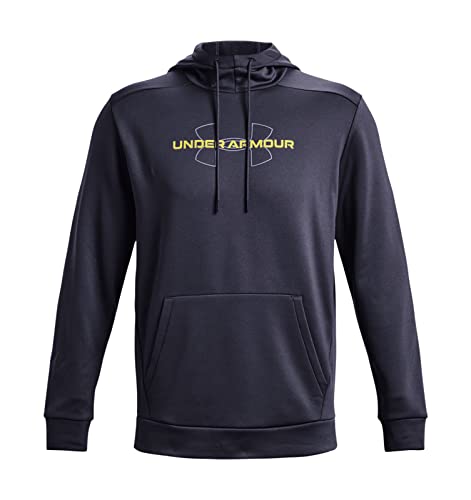 Under Armour Herren Armour Fleece Lockup Hoodie Pullover, Geh rteter Stahl/Odyssey Yellow 558, X-Large von Under Armour