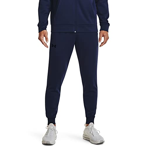 Under Armour Herren Armourfleece Jogger Hose, (410) Midnight Navy/Schwarz, XXL Hoch von Under Armour