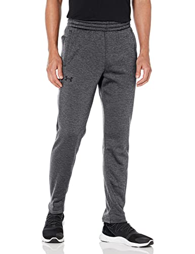 Under Armour Herren Armourfleece Twist Tapered Leg Hose, (012) Tonhöhe grau/schwarz, Medium von Under Armour