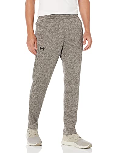 Under Armour Herren Armourfleece Twist Tapered Leg Hose, (294) Zinn/Schwarz, Large von Under Armour