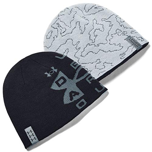 Under Armour Herren Billboard Reversible Strickmütze - Schwarz/Steel Under Armour Herren Billboard Reversible Strickmütze - Schwarz/Steel von Under Armour