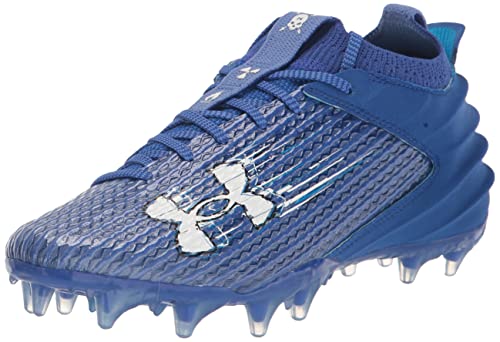 Under Armour Herren Blur Smoke 2.0 Molded Cleat Fußballschuh, (401) Royal/Royal/Weiß, 42.5 EU von Under Armour