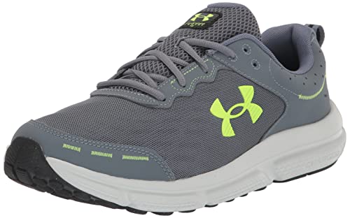 Under Armour Herren Charged Assert 10 Laufschuh, (101) Kies / Kies / Lime Surge, 46 EU X-Weit von Under Armour