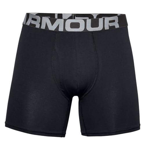 Under Armour Herren Charged Cotton 6'' 3 Pack Alltagsunterwäsche Schwarz 5XL von Under Armour