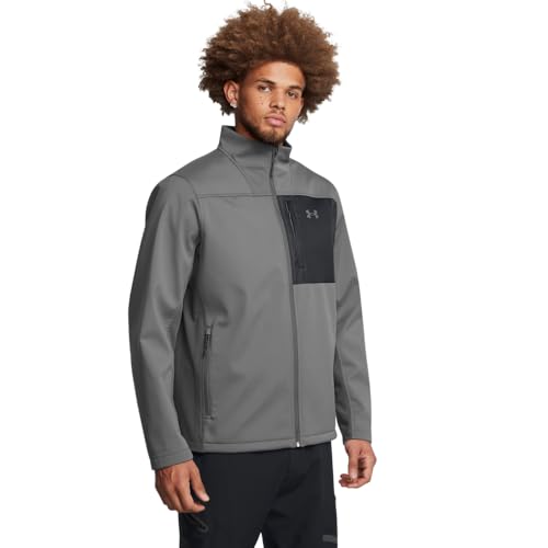 Under Armour Herren ColdGear Infrared Shield 2.0 Softshell, (025) Castlerock/Schwarz/Castlerock, S von Under Armour