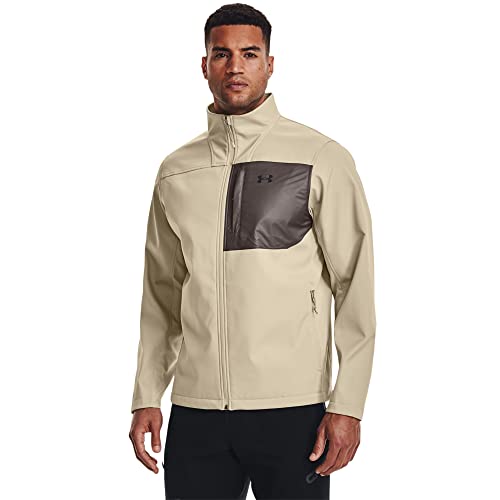 Under Armour Herren ColdGear Infrarot Shield 2.0 Soft Shell Jacke, (289) Khaki Base/Fresh Clay/Jet Grey, XL von Under Armour