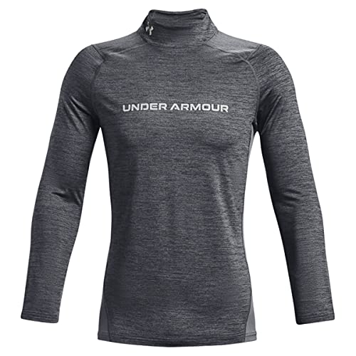 Under Armour Herren Coldear Rüstung Twist Mock Baselayer - Pitch Grau - L von Under Armour