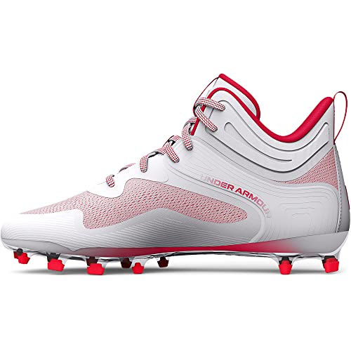 Under Armour Herren Command Mid Lacrosse Mt TPU Cleat Schuh, (100) wei /wei /wei , 47.5 EU von Under Armour