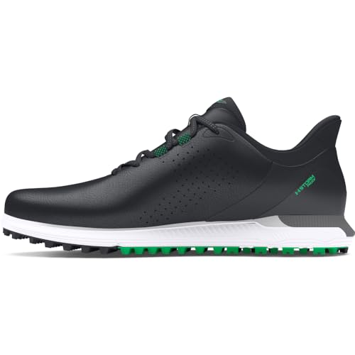 Under Armour Herren Drive Fade Spikeless Golfschuh, (001) Schwarz/Schwarz/Titangrau, 44.5 EU von Under Armour