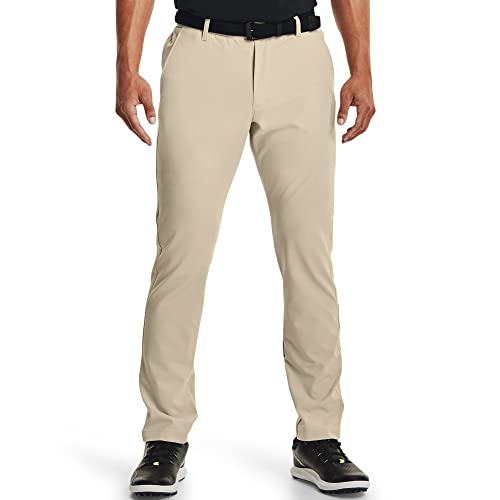 Under Armour Herren Drive Tapered Pants Hose, Khaki Base (289)/Halo Gray, 42 W/32 L von Under Armour