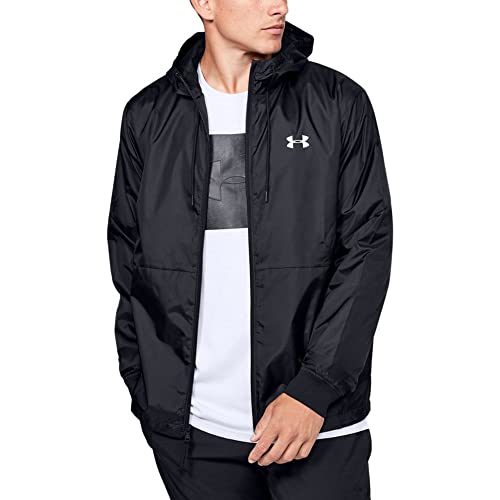 Under Armour Herren Field House Jacket Reißverschluss, Sweatshirt, Schwarz (001)/Weiß, X-Large von Under Armour