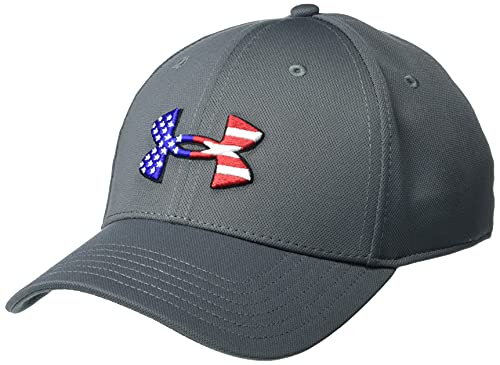 Under Armour Herren Freedom Blitzing Hat Mütze, Grau (Pitch Gray) (012)/Schwarz, L-XL von Under Armour