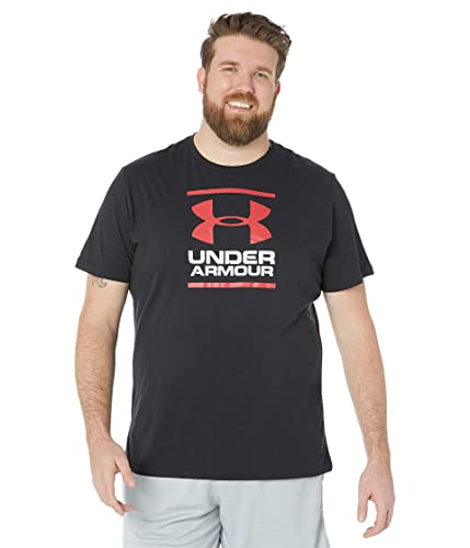 Under Armour Herren UA GL Foundation SS T T-Shirt, Schwarz (001) / Quirky Lime, 3X-Large Tall von Under Armour