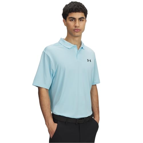 Under Armour Herren Golf Matchplay Poloshirt, Stream/Black, S von Under Armour