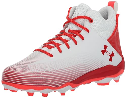 Under Armour Herren Hammer 2.0 Mc Fußballschuh, (101) Weiß/Rot/Rot, 48.5 EU von Under Armour