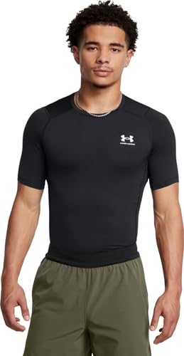 Under Armour - Herren Hg Armor Comp T-Shirt, Kolorit Black (002), Größe: XL Regular von Under Armour