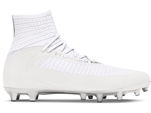 Under Armour Herren Highlight 2 MC Knit Fußball-Stollen – High-Rebound-SuperFoam-Einlegesohle, 29,5 cm, Weiß-Metallic-Silber, Weiß-Metallic-Silber, 45.5 EU Under Armour Herren Highlight 2 MC Knit Fußball-Stollen – High-Rebound-SuperFoam-Einlegesohle, 29,5 cm, Weiß-Metallic-Silber, Weiß-Metallic-Silber, 45.5 EU von Under Armour