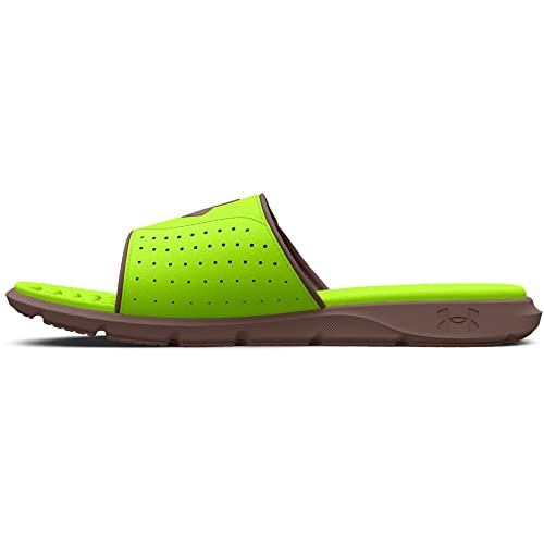 Under Armour Herren Ignite VII Slide Sandal, (300) Lime Surge/Sugar Cane/Sugar Cane, 12 von Under Armour