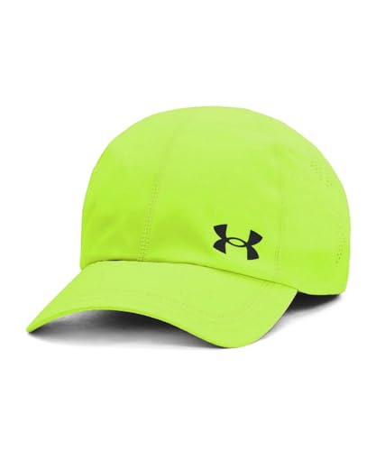 Under Armour Herren Iso-Chill Launch ADJ Cap Laufbekleidung Cap Neongelb - Schwarz OSFM von Under Armour