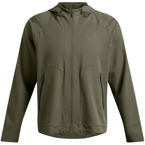 Under Armour Herren Kapuzenjacke UNSTOPPABLE LEFT CHEST JACKET dunkelgrau (229), S von Under Armour