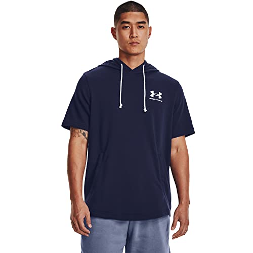 Under Armour Herren Kapuzenpullover Rival Terry Kurzarm von Under Armour