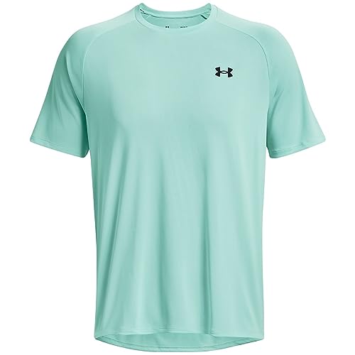 Under Armour Herren Men's UA Techâ„¢ 2.0 Short Sleeve T-Shirt, (362) Neo Turquoise/Black, X-Klein von Under Armour