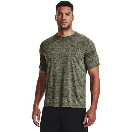 Under Armour Herren Men's UA Techâ„¢ 2.0 Short Sleeve T-Shirt, (390) Marine Od Grün/Schwarz, 4X-Large Hoch von Under Armour