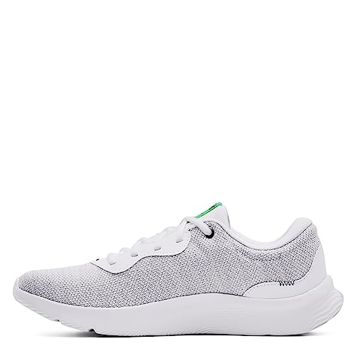 Under Armour Herren Men's Ua Mojo 2 Sportstyle Shoes Visual Cushioning, (104) White/Extreme Green/Black, 45.5 EU von Under Armour