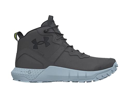 Under Armour Herren Micro G Valsetz Trek Mid Waterproof Taktische Militärstiefel, 100 Jet Grey Zinn Schwarz, 42.5 EU von Under Armour