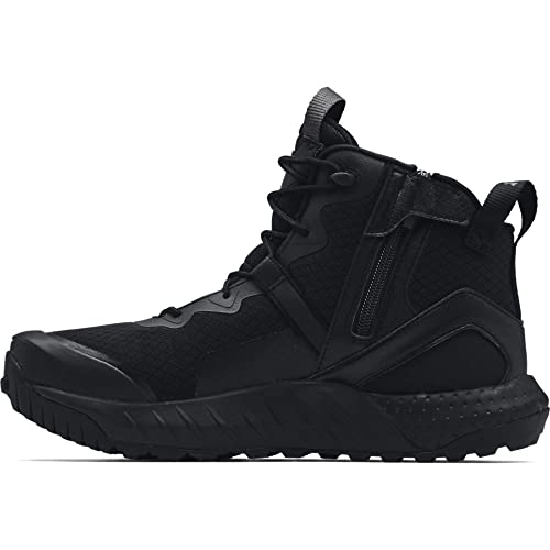 Under Armour Herren UA Micro G Valsetz Zip Mid Tactical Boots,Trekking Shoes, Black/Black/Jet Gray, 42 EU von Under Armour