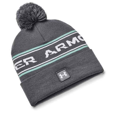 Under Armour Herren Mütze UA Halftime Pom Beanie 1379985 Pitch Gray One size von Under Armour