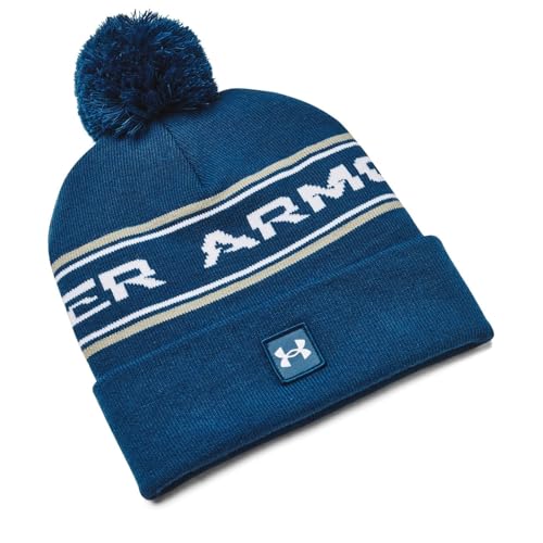 Under Armour Herren Mütze UA Halftime Pom Beanie 1379985 Varsity Blue One size von Under Armour