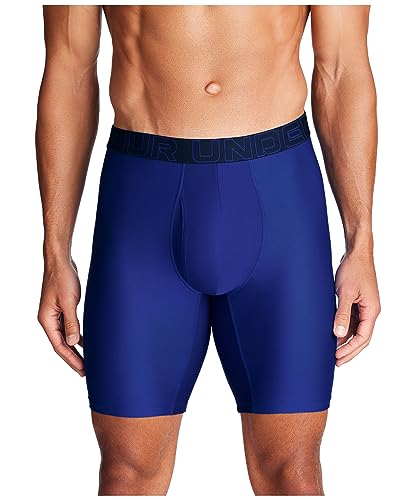 Under Armour Herren Multipack Performance Tech Boxerjock Slip, 22,9 cm Innennaht, ganztägiger Komfort und weich, Royal Solid 3er-Pack, XXX-Large von Under Armour