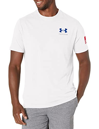 Under Armour Herren New Freedom Banner T-Shirt, (101) Weiß/Rot/Royal, XX-Large von Under Armour