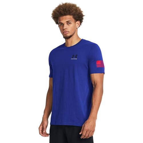 Under Armour Herren New Freedom Banner T-Shirt, (400) Royal/Rot, XX-Large von Under Armour