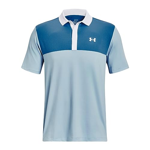 Under Armour Herren Performance 3.0 Polohemd, Blizzard/Cosmic Blue, XL von Under Armour