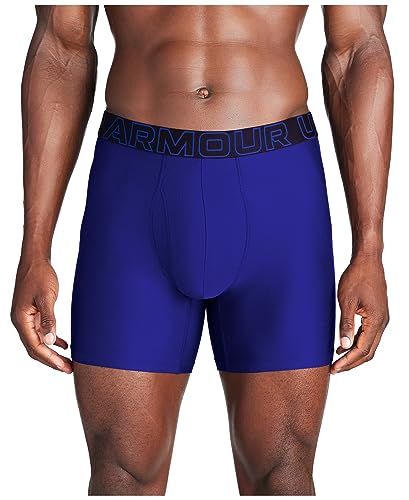 Under Armour Herren Performance Tech Boxerjock 15,2 cm, Multipack, Royal Solid-Core 3er-Pack, 5XL von Under Armour