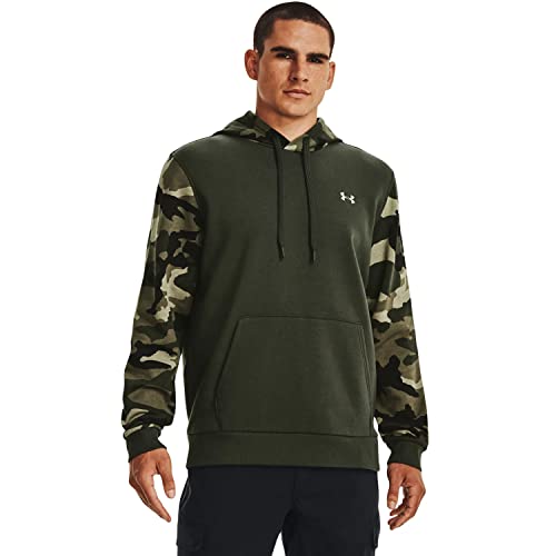 Under Armour - Herren Rival Camo Blocked HDY Fleece Top, Barock-Gr n/Canyon Ton (310), Medium von Under Armour