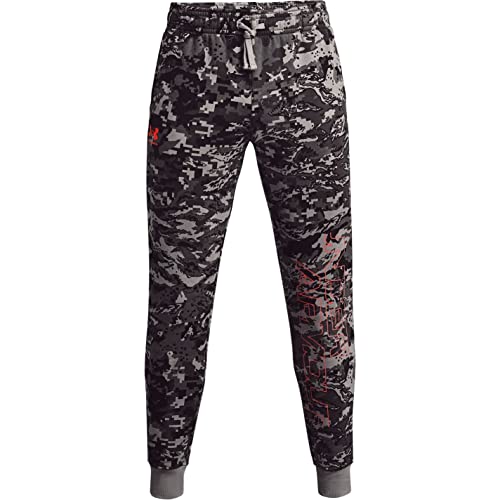 Under Armour Herren Rival Fleece Camo Jogginghose Funktions Grau M von Under Armour