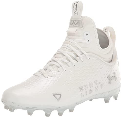 Under Armour Herren Sportlight Lux Mc 2.0 Fu ballschuh, (100) Wei /Wei /Metallic-Silber, 41 EU von Under Armour