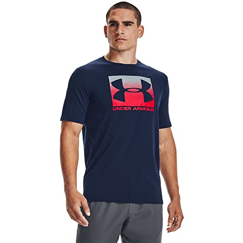 Under Armour Herren Sportstyle Kurzarm T-Shirt, Academy Blue (408)/Rot, X-Large Hoch von Under Armour