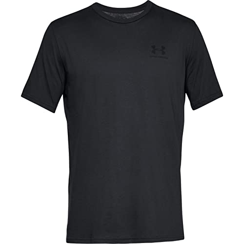 Under Armour Herren T-Shirt Sportstyle Left Chest 1326799 Black/Black XS von Under Armour