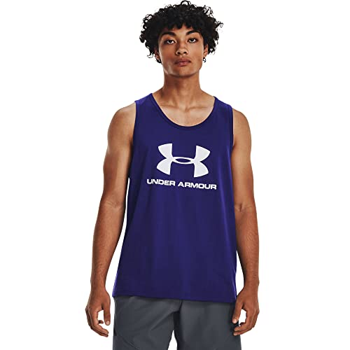 Under Armour Herren Sportstyle Logo Tank Weste, Sonar Blue, M von Under Armour