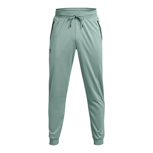 Under Armour Herren Sportstyle Trikot-Jogginghose Hose, (177) Fresco Green/Schwarz, Groß von Under Armour