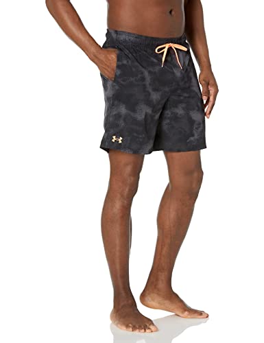 Under Armour Herren Standard Kompression Gef ttert Volley, Badehose, Shorts mit Kordelzugverschluss & elastischem Bund, Black Sand Camo, L von Under Armour