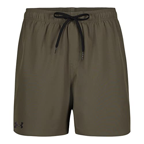 Under Armour Herren Standard Kompression Gef ttert Volley, Badehose, Shorts mit Kordelzugverschluss & elastischem Bund, Marine Od Green, XL von Under Armour