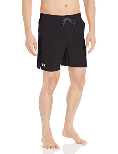 Under Armour Herren Standard Kompression Gef ttert Volley, Badehose, Shorts mit Kordelzugverschluss & elastischem Bund, Schwarz - Massiv, XL von Under Armour