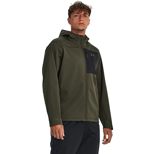 Under Armour Herren Storm Cold Gear Infrarot Shield 2.0 Jacke, (390) Marine Od Green/Schwarz/Marine Od Green, Large von Under Armour